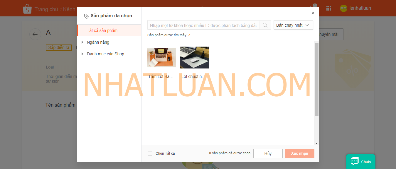 quảng cáo trên shopee